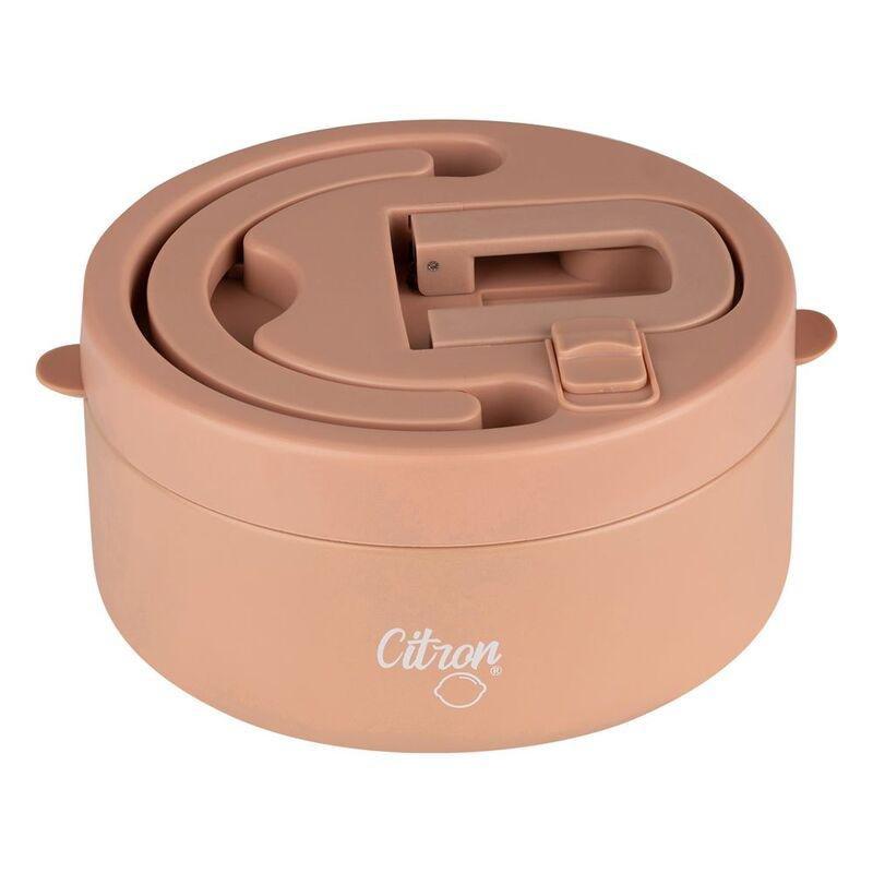 Citron Stainless Steel Insulated Food Jar 400ml - Blush Pink, , large image number 0
