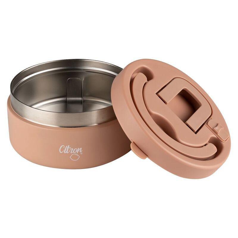 Citron Stainless Steel Insulated Food Jar 400ml - Blush Pink, , large image number 1