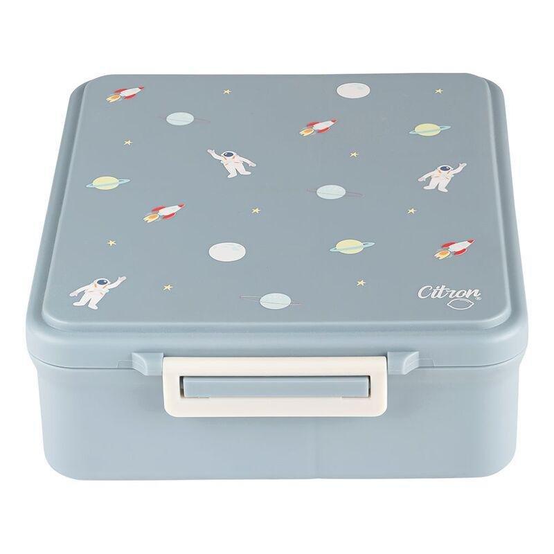 Citron Grand Lunchbox with 4 Compartments & 1 Food Jar - Spaceship, , medium