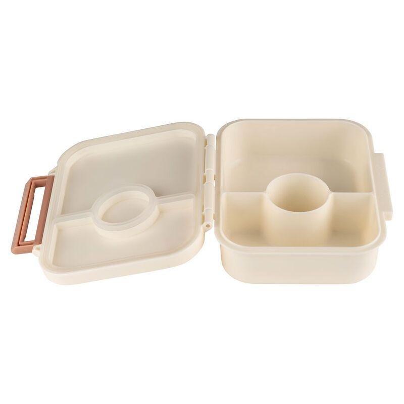 Citron Tritan Snackbox with 3 Compartments - Cherry, , large image number 2