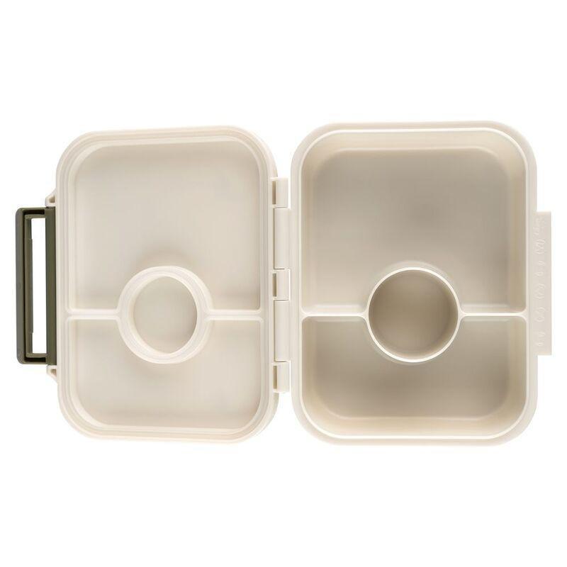Citron Tritan Snackbox with 3 Compartments - Dino, , large image number 3