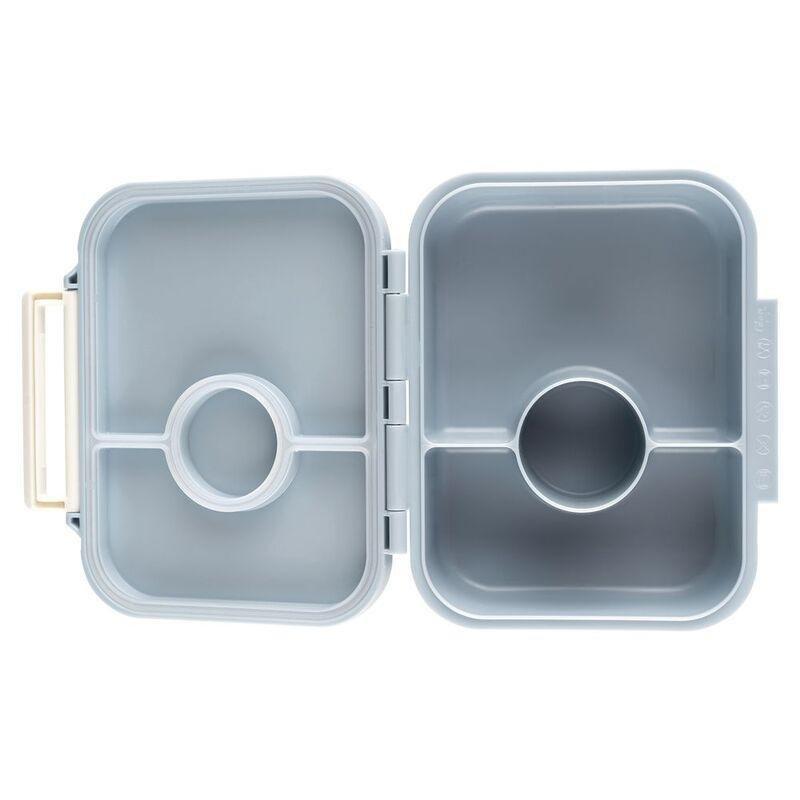 Citron Tritan Snackbox with 3 Compartments - Spaceship, , large image number 1
