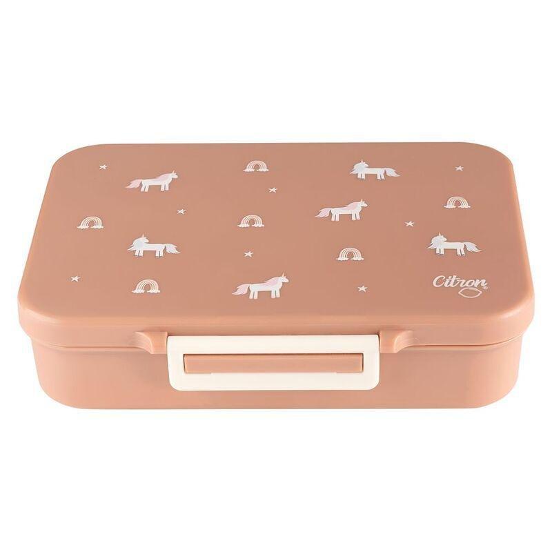 Citron Tritan Lunchbox with 4 Compartments - Unicorn, , large image number 0