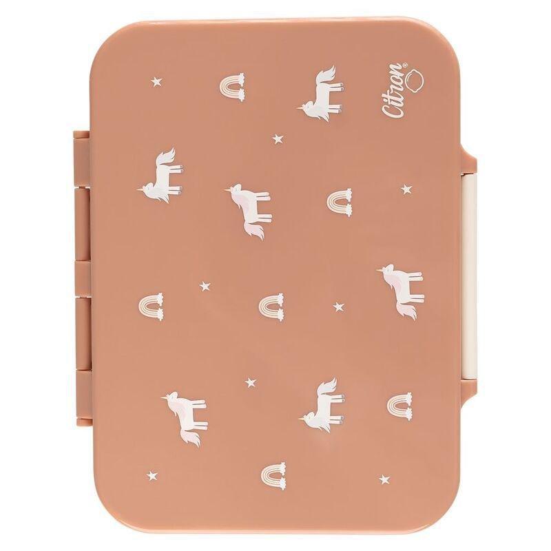 Citron Tritan Lunchbox with 4 Compartments - Unicorn, , large image number 2