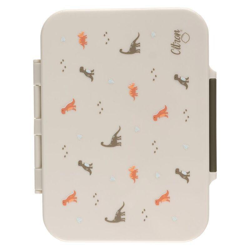 Citron Tritan Lunchbox with 4 Compartments - Dino, , large image number 2