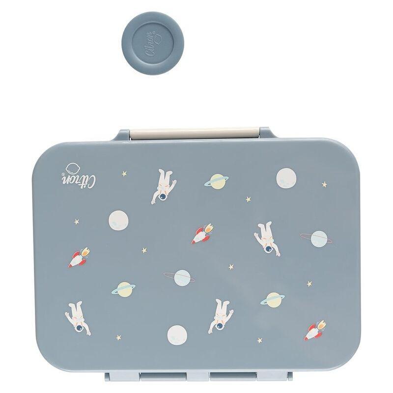 Citron Tritan Lunchbox with 4 Compartments - Spaceship, , large image number 1