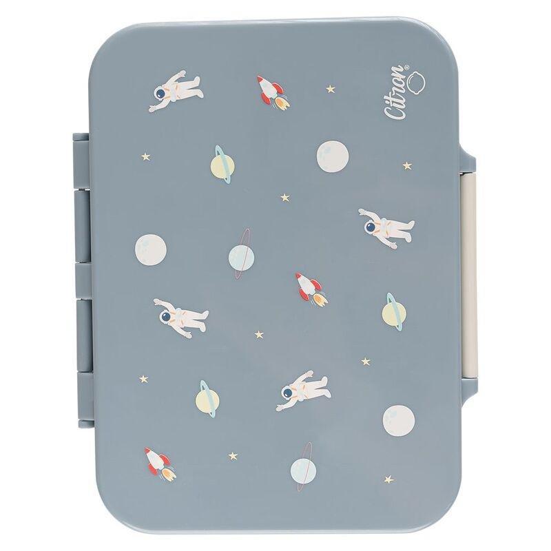Citron Tritan Lunchbox with 4 Compartments - Spaceship, , large image number 2