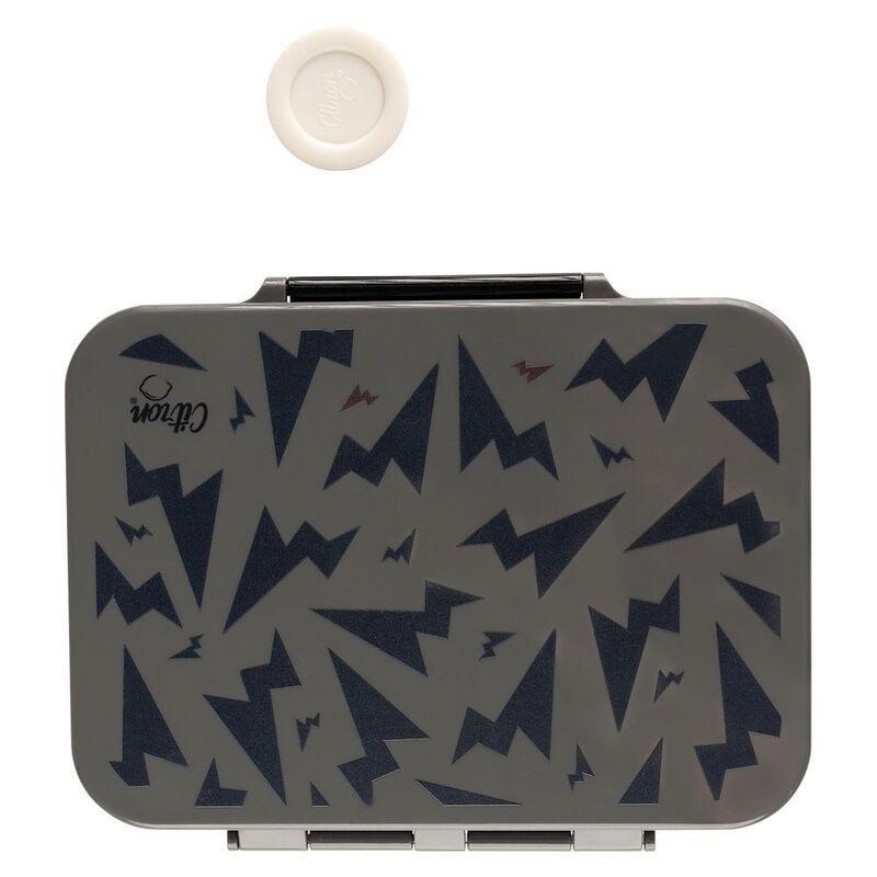 Citron Tritan Lunchbox with 4 Compartments - Storm Black, , large image number 1