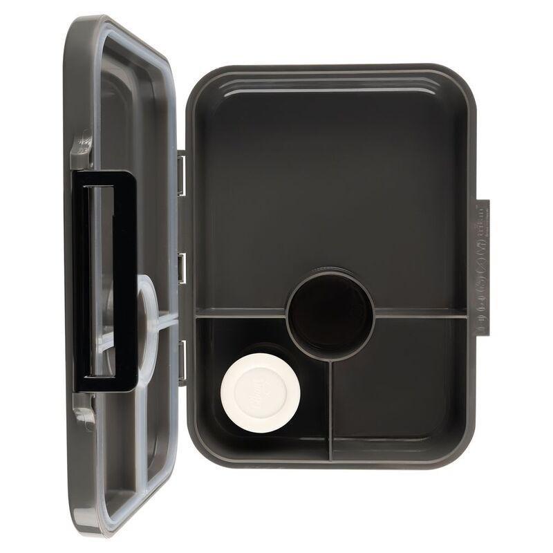 Citron Tritan Lunchbox with 4 Compartments - Storm Black, , large image number 3