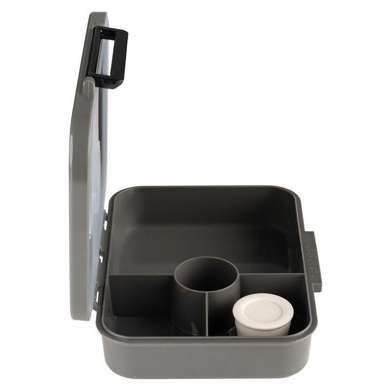 Citron Tritan Lunchbox with 4 Compartments - Storm Black, , large image number 4
