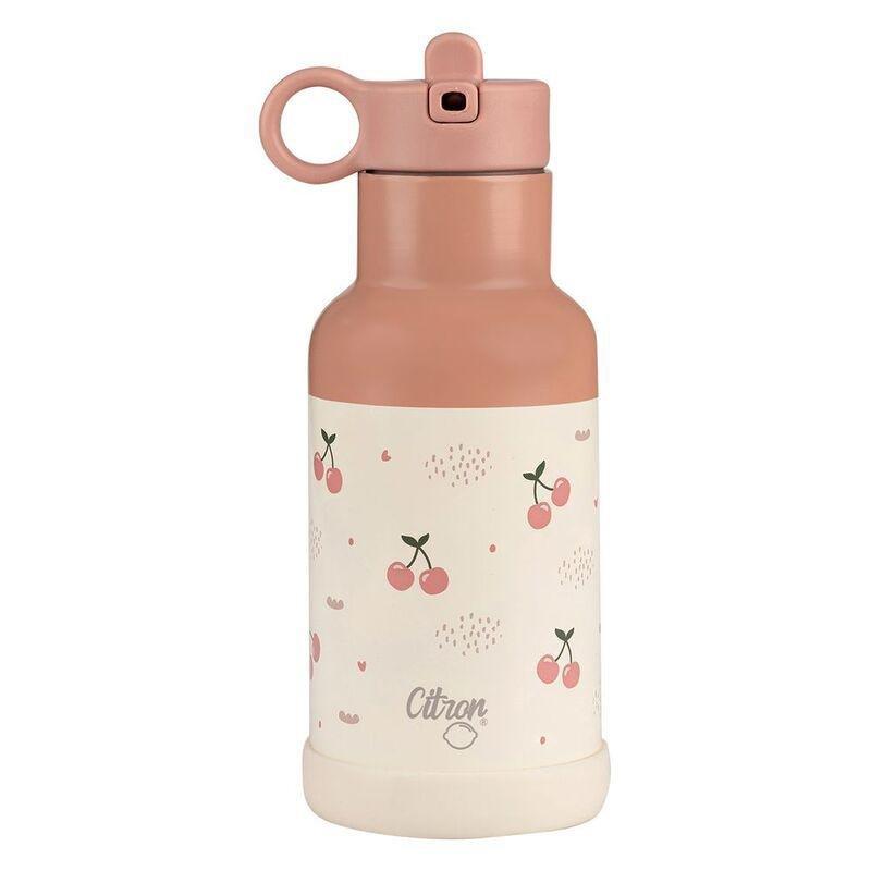 Citron Stainless Steel Water Bottle 350ml - Cherry, , large image number 0