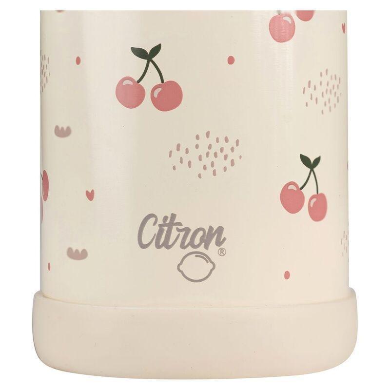 Citron Stainless Steel Water Bottle 350ml - Cherry, , large image number 1