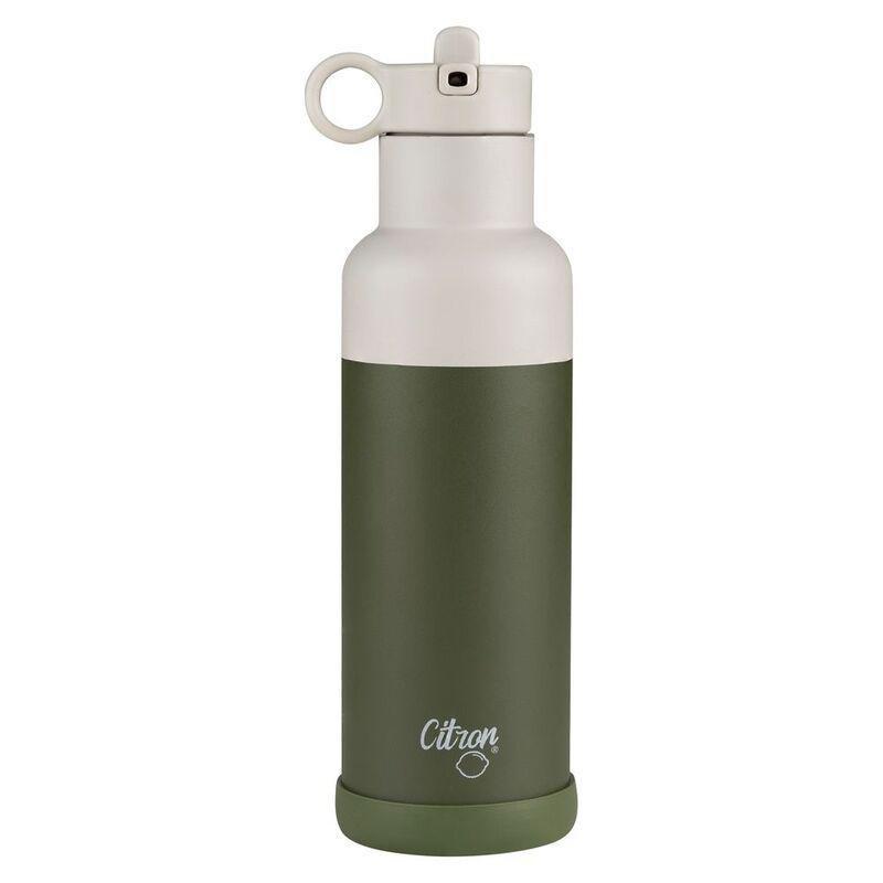 Citron Stainless Steel Water Bottle 500ml - Olive Green, , large image number 2