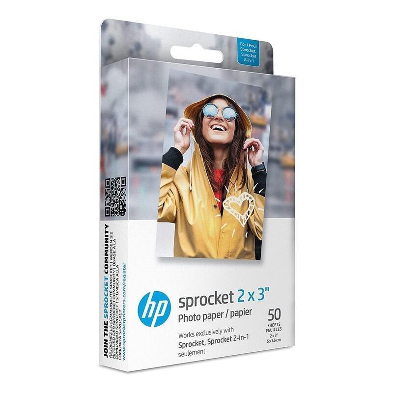 HP Sprocket 2X3 Premium Zink Sticky-Back Photo Paper - 50 Sheets, , large image number 0