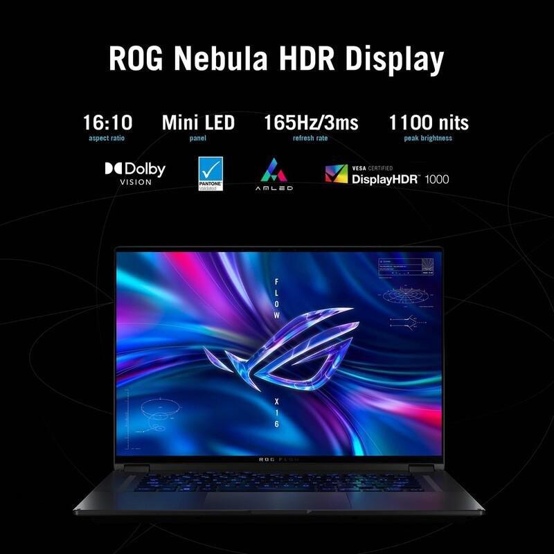 ASUS ROG Flow X16 GV601RW-M5056W Gaming Laptop AMD Ryzen 9-6900HS/32GB RAM/1TB SSD/NVIDIA GeForce RTX 3070 Ti 8GB/16-inch QHD+ 2560x1600 WQXGA/165H..., , large image number 3