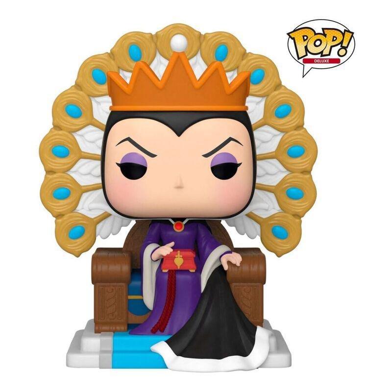 FUNKO TOYS - Funko Pop! Deluxe Disney Villains Evil Queen On Throne 5-inch Vinyl Figure