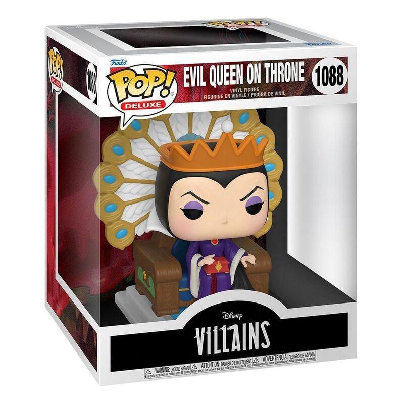 FUNKO TOYS - Funko Pop! Deluxe Disney Villains Evil Queen On Throne 5-inch Vinyl Figure