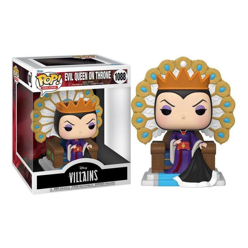 FUNKO TOYS - Funko Pop! Deluxe Disney Villains Evil Queen On Throne 5-inch Vinyl Figure