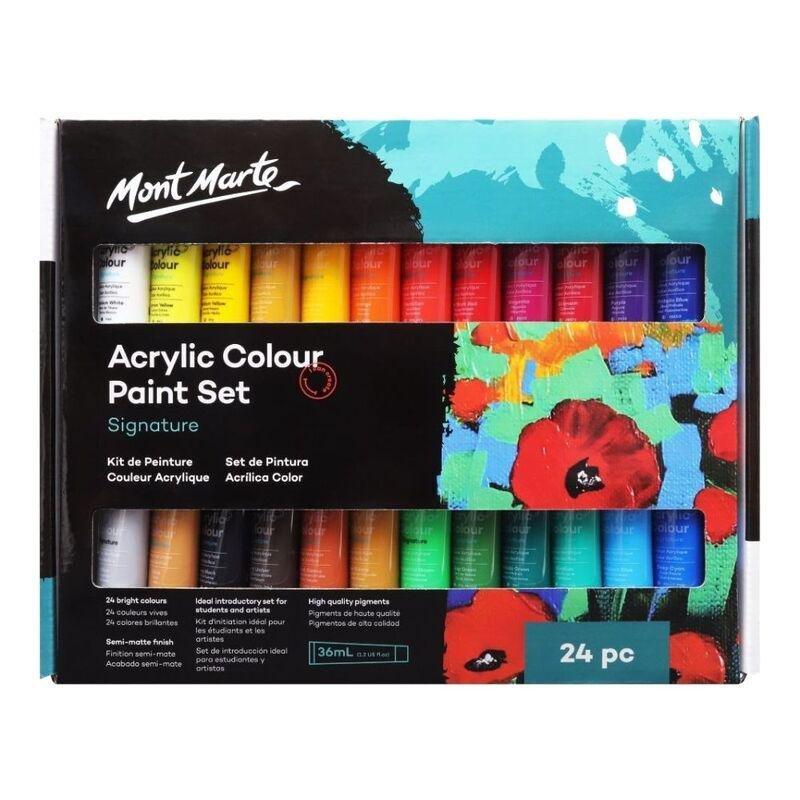 Mont Marte Acrylic Paint Set 24 Pieces, , large image number 0