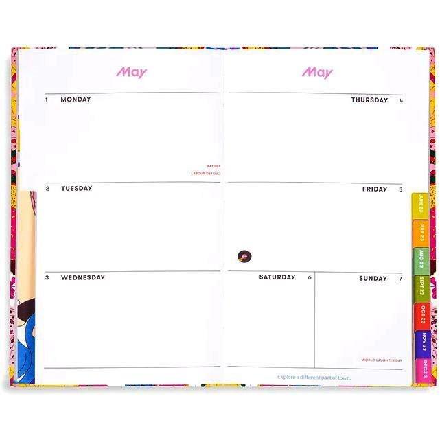 Ban.do 17-Month Classic Planner - Berry Butterly White (Aug 22-Dec 23), , large image number 8