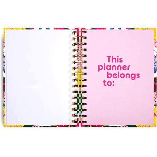 Ban.do 17-Month Medium Planner - Berry Butterfly White (Aug 22-Dec 23), , large image number 1