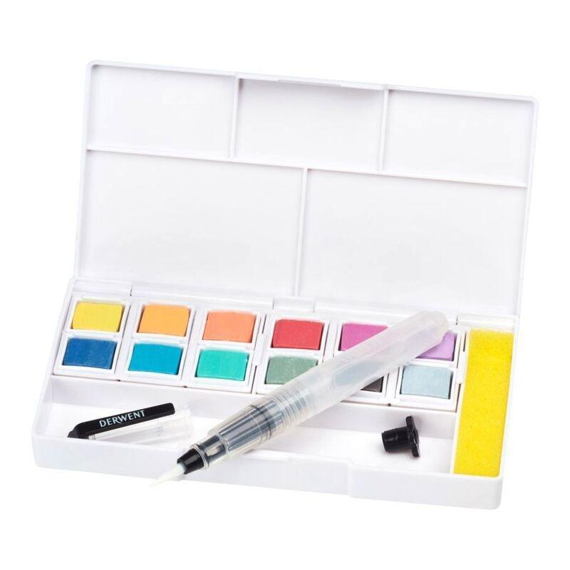 Derwent Pastel Shades Paint Set (Set of 14), , large image number 1
