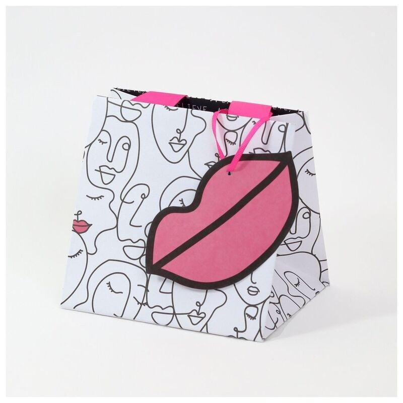 Belly Button Designs Faces Mug Bag - White, , large image number 0