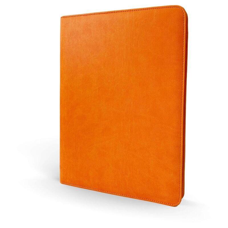 Jumble & Co Intentus Organiser A4 Leather Folder With Ruled Refill Pad (Set of 3) - Orange, , large image number 2