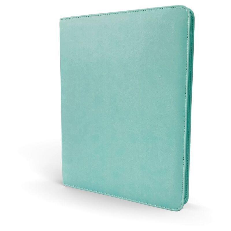 Jumble & Co Intentus Organiser A4 Leather Folder With Ruled Refill Pad - Teal, , large image number 1