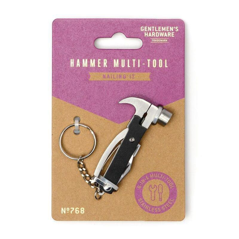 Gentlemen's Hardware 6-in-1 Mini Hammer Multi-Tool, , large image number 0