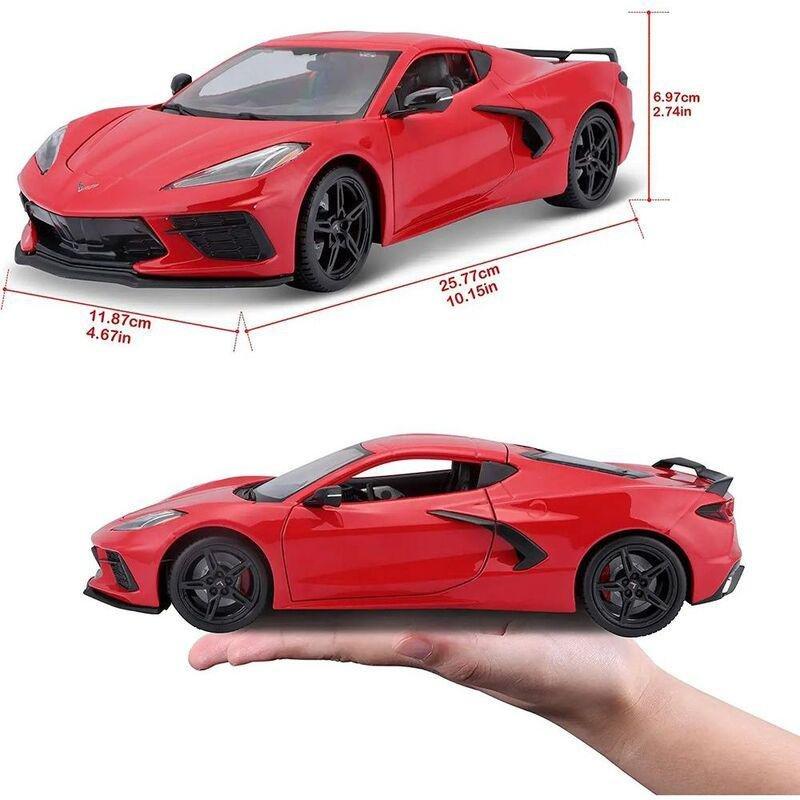 Maisto Special Edition 2020 Chevrolet Corvette Stingray Coupe Red 1.20 Scale Die-Cast Car Model, , large image number 3