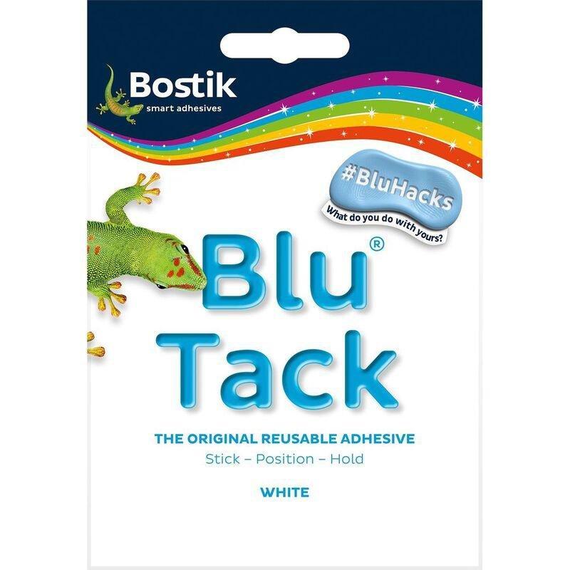 Bostik Blu Tack Reusable Adhesive Tack - White 45g, , large image number 0