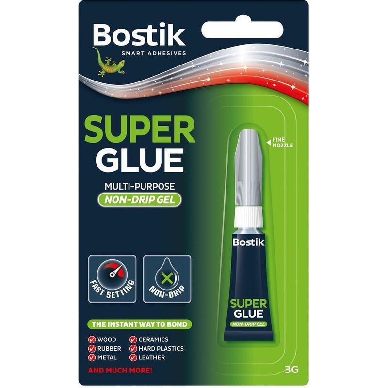 Bostik Super Glue Non- Drip Gel 3g, , large image number 0