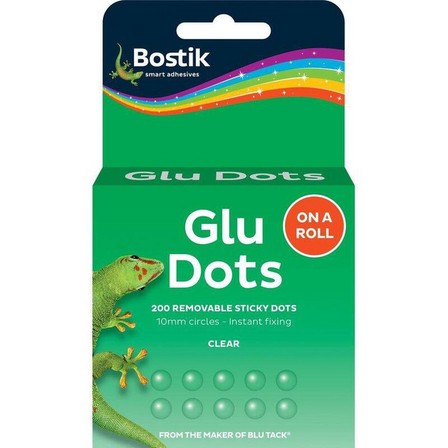 BOSTIK - Bostik Glu Dots On A Roll (200 Dots) - Removable