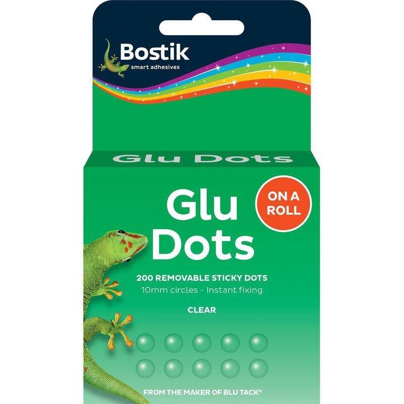 Bostik Glu Dots On A Roll (200 Dots) - Removable, , large image number 0