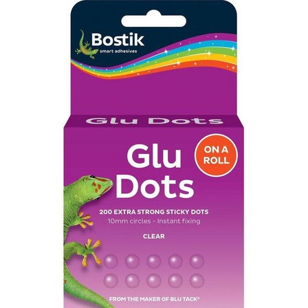 BOSTIK - Bostik Glu Dots On A Roll (200 Dots) - Extra Strong