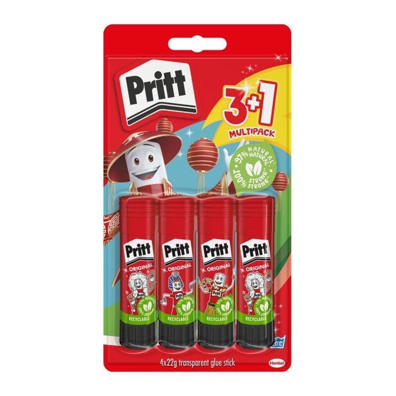 PRITT - Pritt Glue Stick - Value Pack - 22 gm (4 Pack)