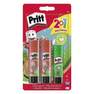 PRITT - Pritt Glue Stick  - Value Pack - (2 x 43g + 1 Colour)
