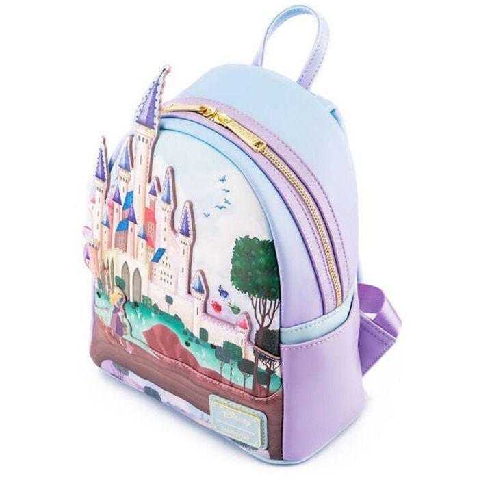 Loungefly Leather Disney Princess Castle Sleeping Beauty Mini Backpack, , large image number 1