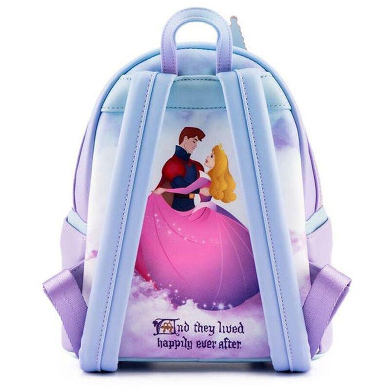 Loungefly Leather Disney Princess Castle Sleeping Beauty Mini Backpack, , large image number 2