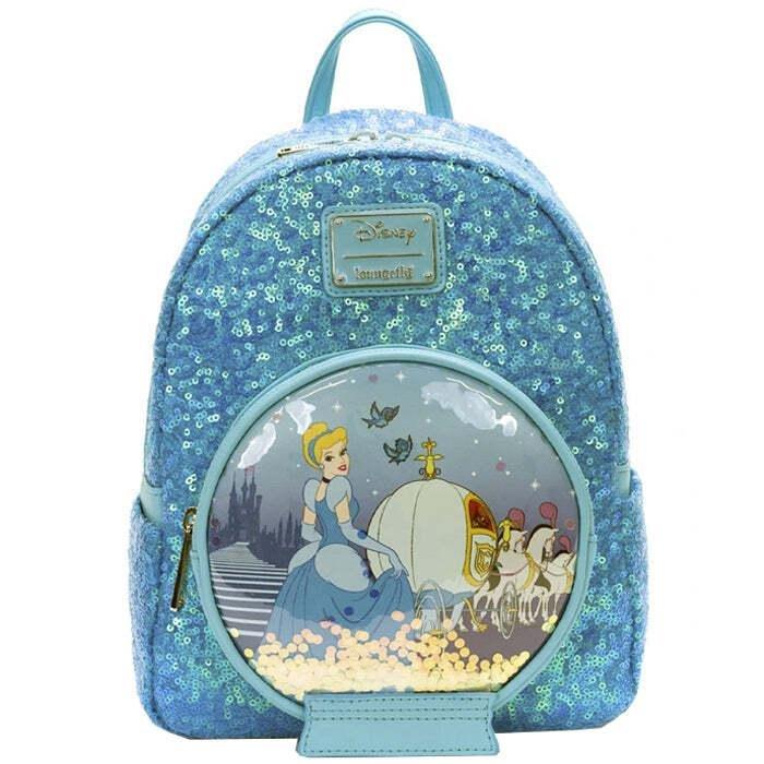 Loungefly Leather Disney Cinderella Snowglobe Mini Backpack, , large image number 0