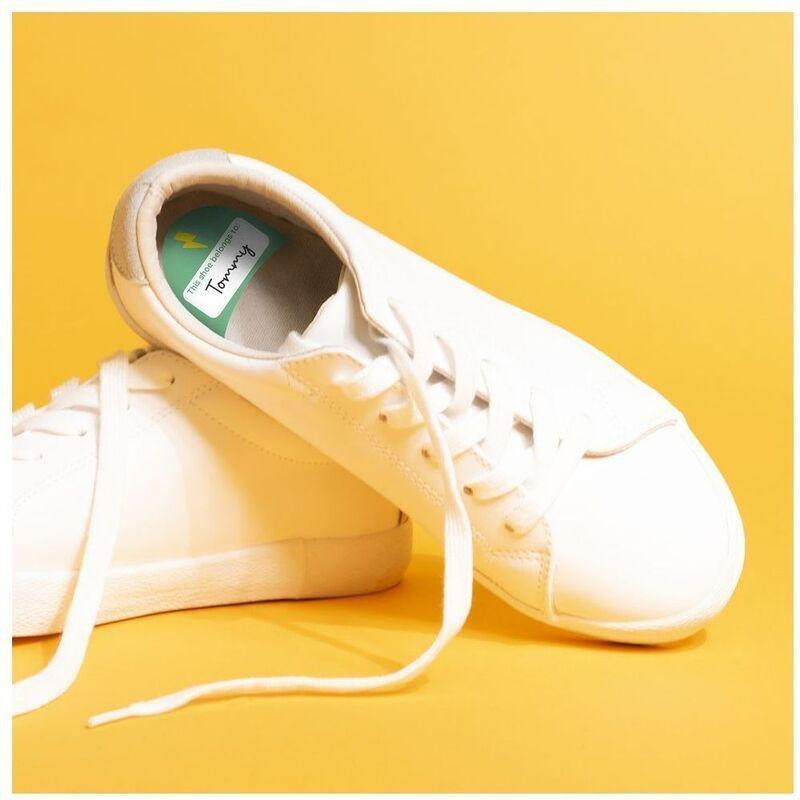 Stuck on You Write on Shoe Labels - Rainbow Love (20 Pack), , large image number 1