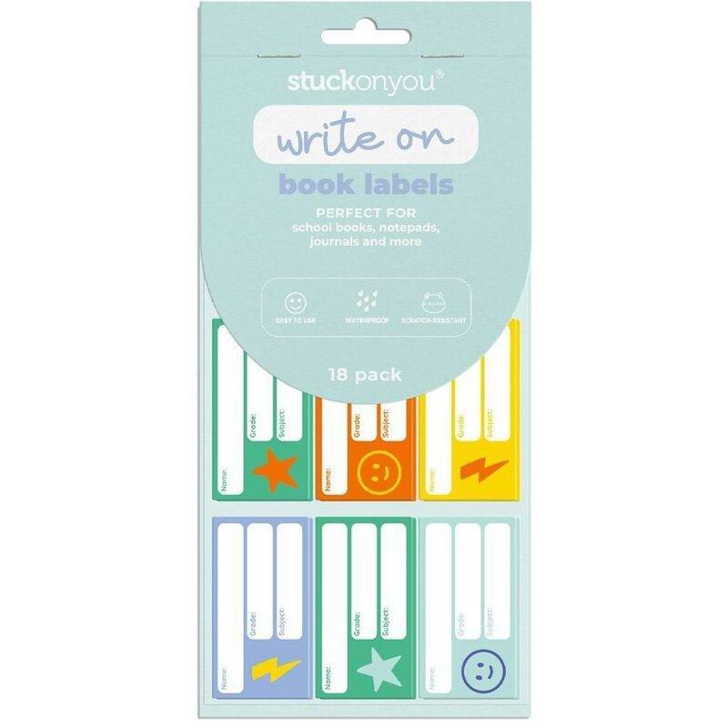 Stuck on You Write on Book Labels - Starstruck (18 Pack), , large image number 0