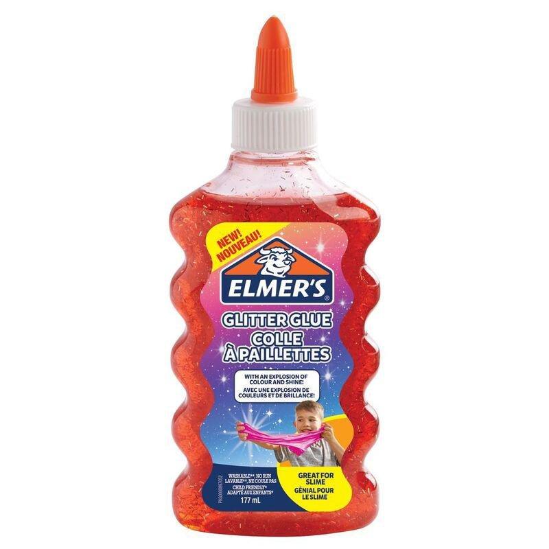 Elmer's Glitter Glue 177 ml - Red, , medium