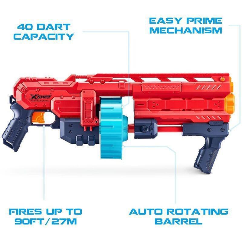 X-Shot Excel Fortress Blaster (with 48 Darts), , large image number 4