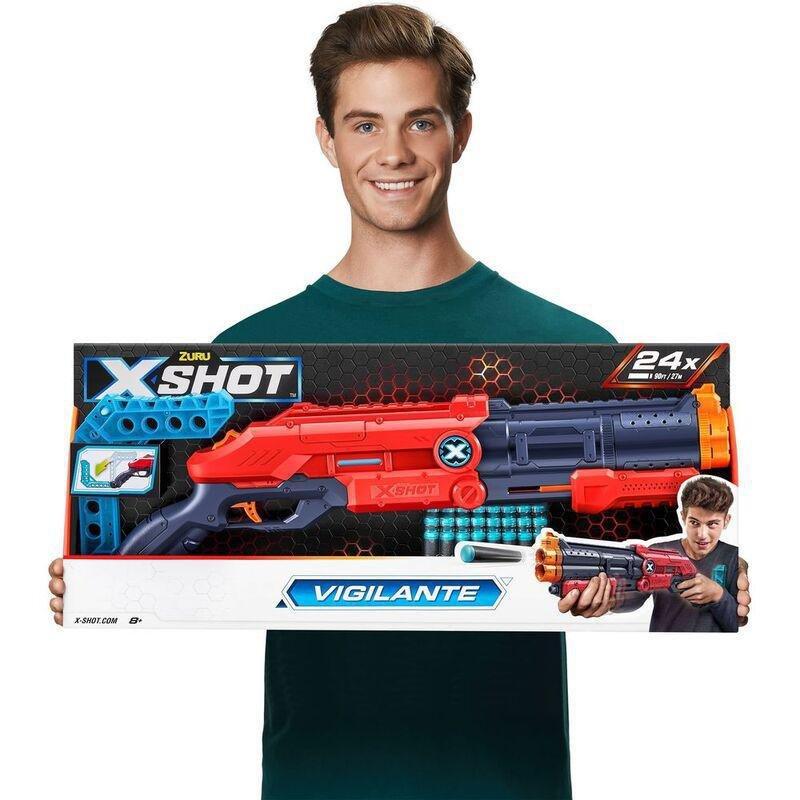 X-Shot Excel Vigilante Foam Blaster (with 24 Darts), , large image number 7