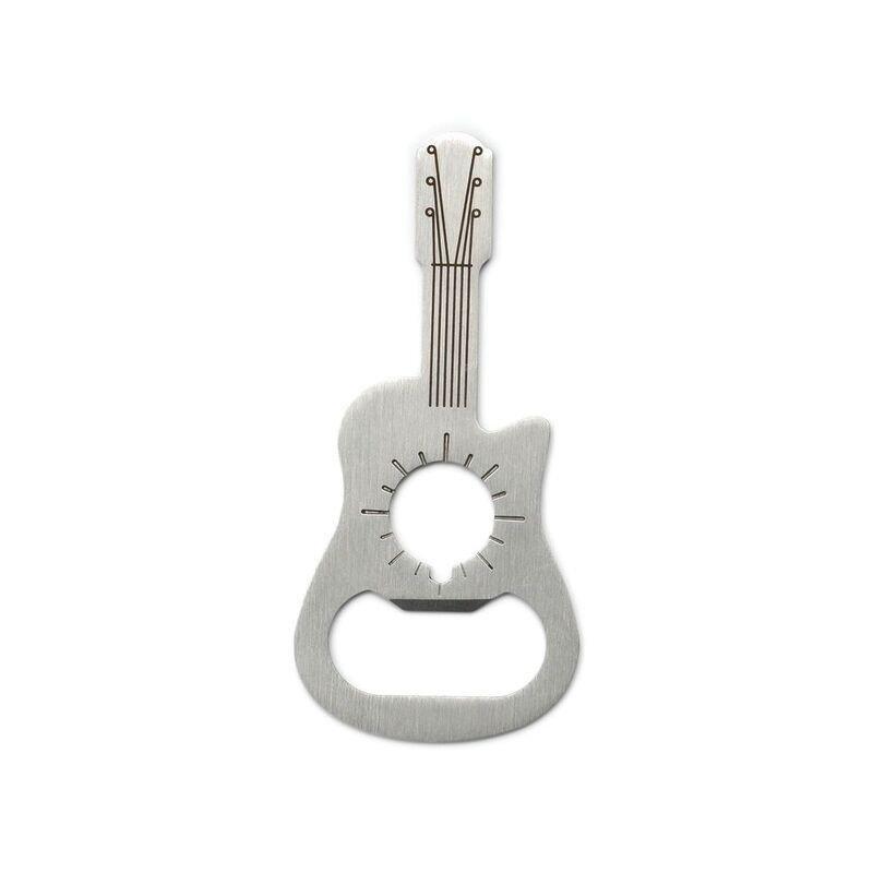 Gentlemen's Hardware 2-in-1 Mini Guitar Bottle Opener, , large image number 0