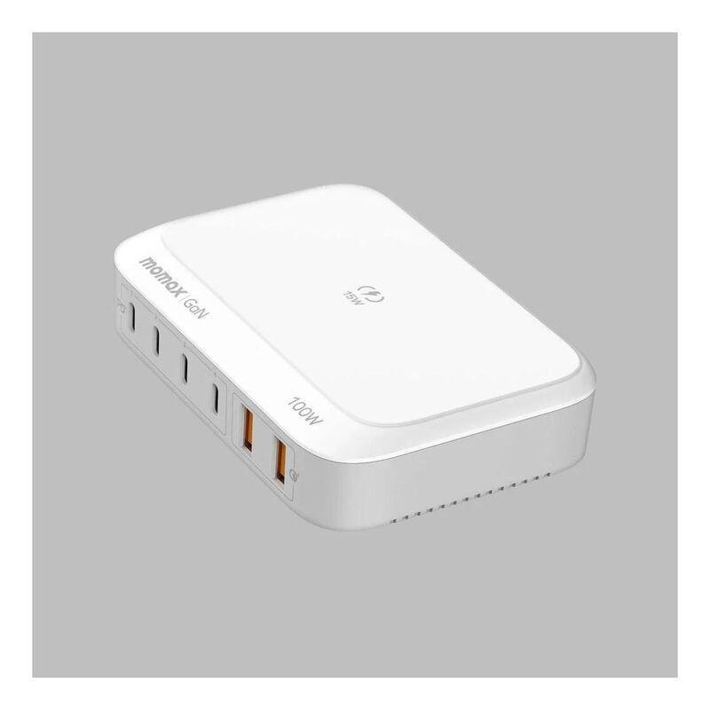 Momax Q.PLUG BOX 100W 6-Port GaN with Wireless Charging, , large image number 0