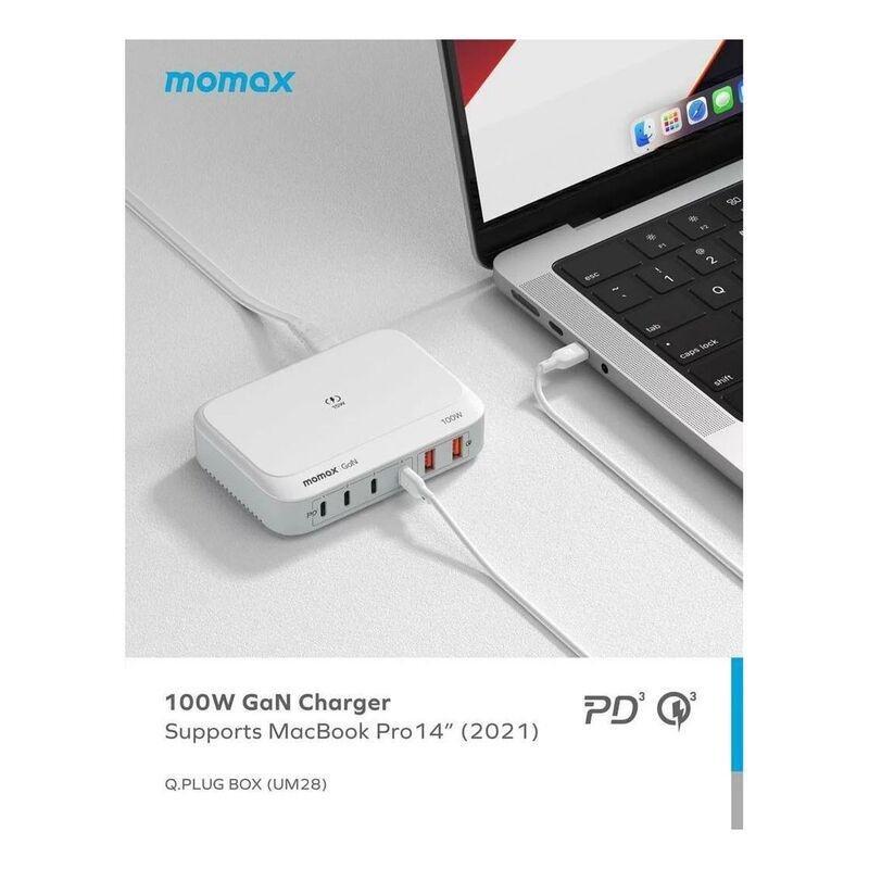 Momax Q.PLUG BOX 100W 6-Port GaN with Wireless Charging, , large image number 3