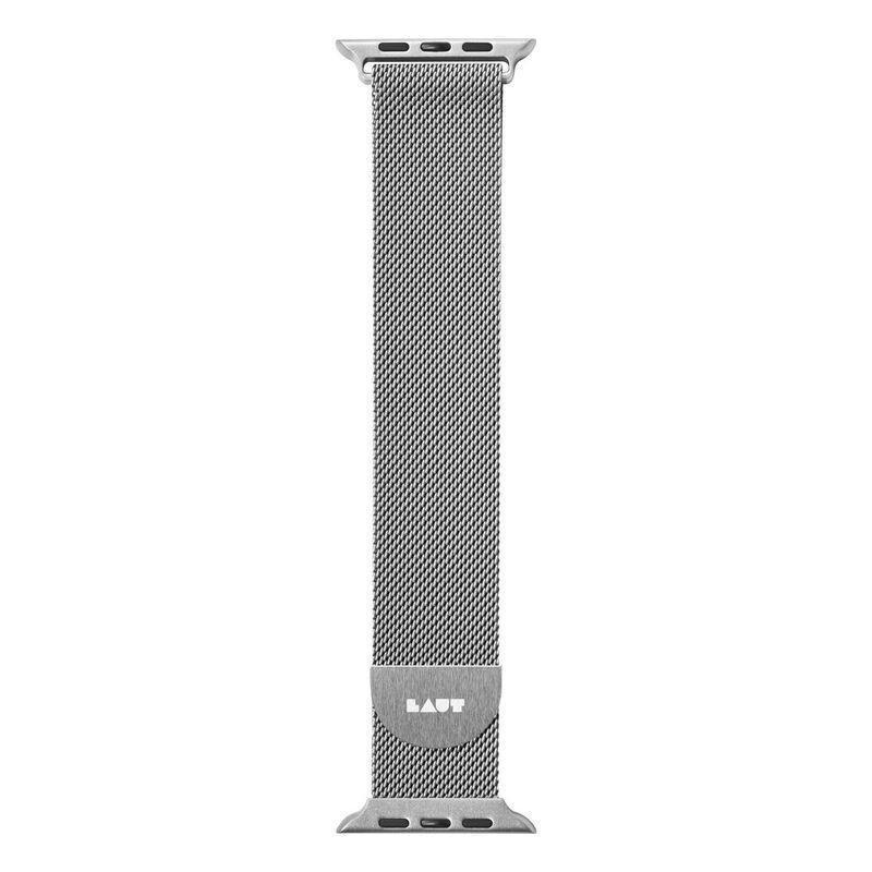 LAUT Steel Loop Band For Apple Watch 45/44/42Mm Silver, , large image number 2